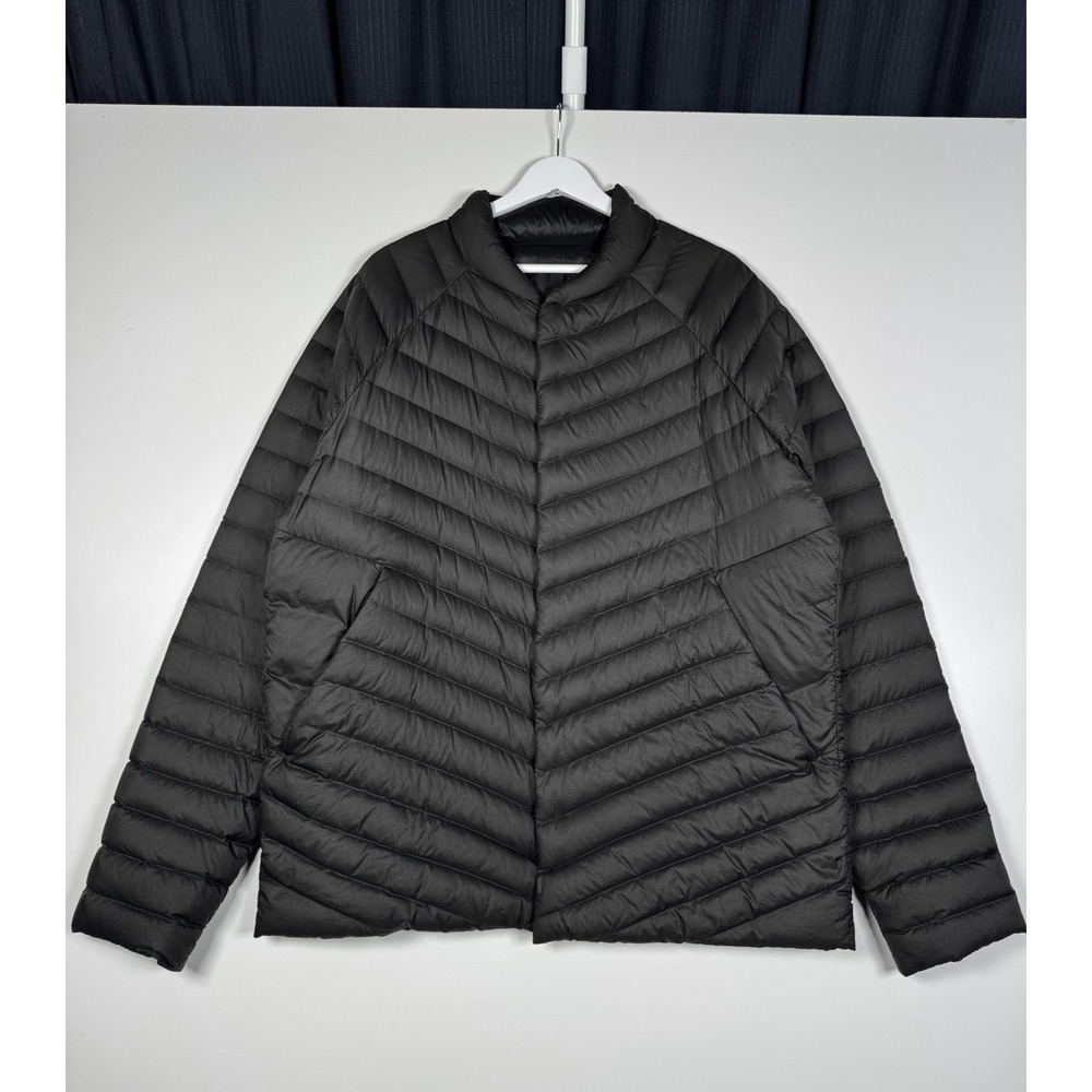 LULULEMON Snap Down Jacket Puffer - Men's XL - Onyx/Black